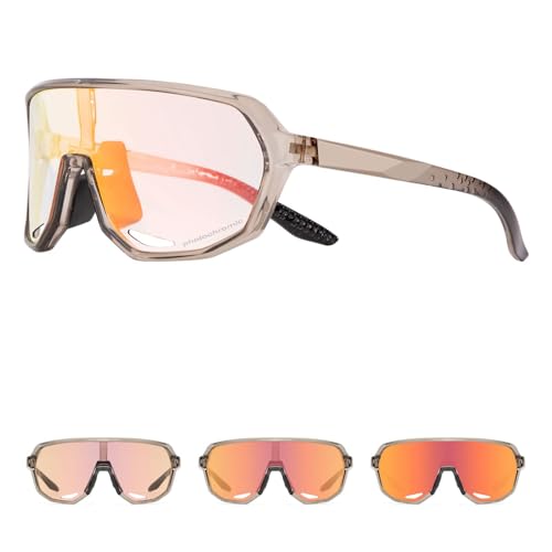 Photochromic Cycling Glasses For Men Women, Sports Sunglasses, Mountain Bike Sunglasses, Sports Goggles, UV Protection
