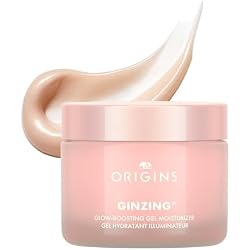 Origins GinZing Glow-Boosting Gel Moisturizer | For a Bronze or Pearl Glow | With Hyaluronic Acid & Caffeine from Coffee Beans
