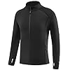 Smatstyle Veste de Course Homme Sport Veste de Coupe Vent Col droit Léger Respirant Avec Trou Pour Le Pouce Haut Zippé Poches Quick Dry Pour Course à Pied Fitness Gym