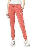 adidas,Womens,Essentials 3-Stripes Tricot Jogger Pants,Hazy Rose,Small