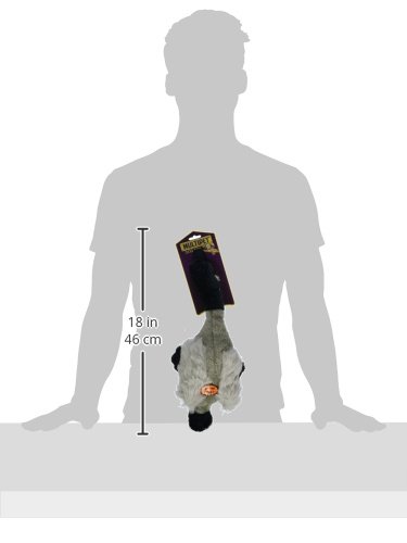 Multipet Canada Goose Migrator Bird Plush Dog Toy, Gray, 16" (37762), All Breed Sizes #TOP2