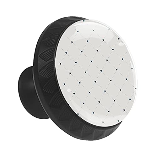 Boutons de tiroir ronds 35 mm Blue Diamond (lot de 12) pour meuble et commode