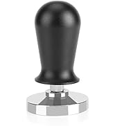 Aramox Tamper Stainless Steel Base Rubber Handle Barista Coffee Tamper Flat Base Coffee Bean Pres...