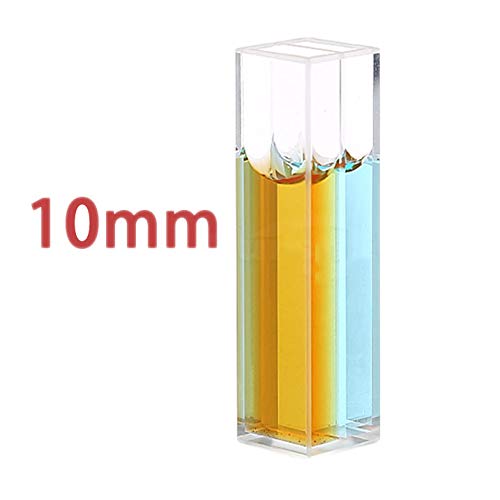 Buy XUEBAI 1.75mlx2 Macro Spectrophotometry Cuvette, 10mm Light Path, 4