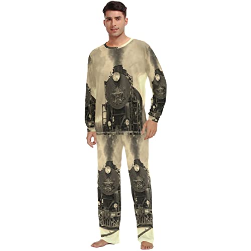 Conjunto de pijama para hombre y mujer, 2 piezas de ropa de dormir superior e inferior con bolsillos (2XS-2XL), Multi 12, X-Large Cover