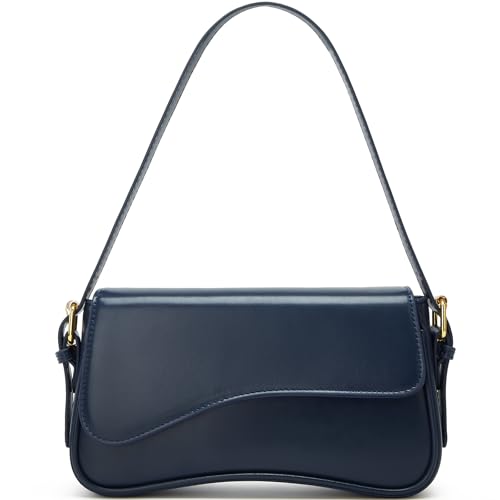 Image of Amszke Shoulder Bag for Women Y2K Crossbody Purse PU Leather Underarm Handbag 2 Adjustable Strap for Daily Commute Travel