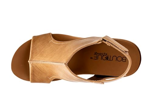 Image of Corkys Footwear Womens Carley Wedges, Featuring Corkys EVA Foam Cushioned Insoles, A 2.5 Inch Heel, Lightweight For All Day Wear, And Hook And Loop Closure