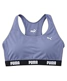 PUMA プーマ ロゴ 無地 アンダーウェア スポーツブラ ハーフトップ d3plh210