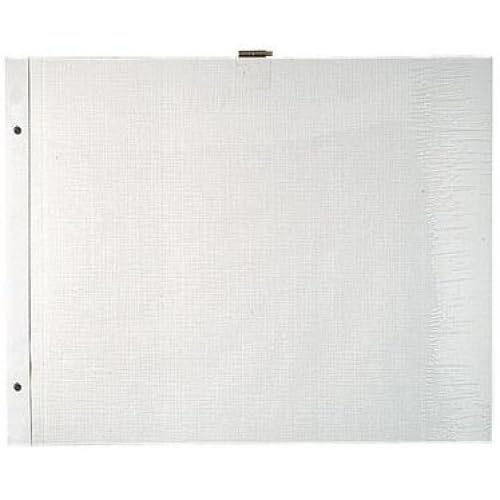 Lot de 3 Sachet de 10 recharges pour album à vis pages blanches - 36x28,5cm