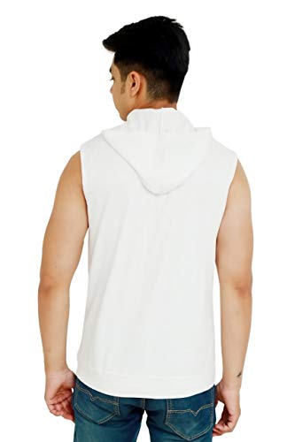 Image of Solid Men Hooded Neck Grey T-Shirt