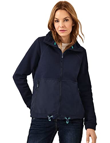 CECIL Damen B253549 Sweatjacke, deep Blue, XXL