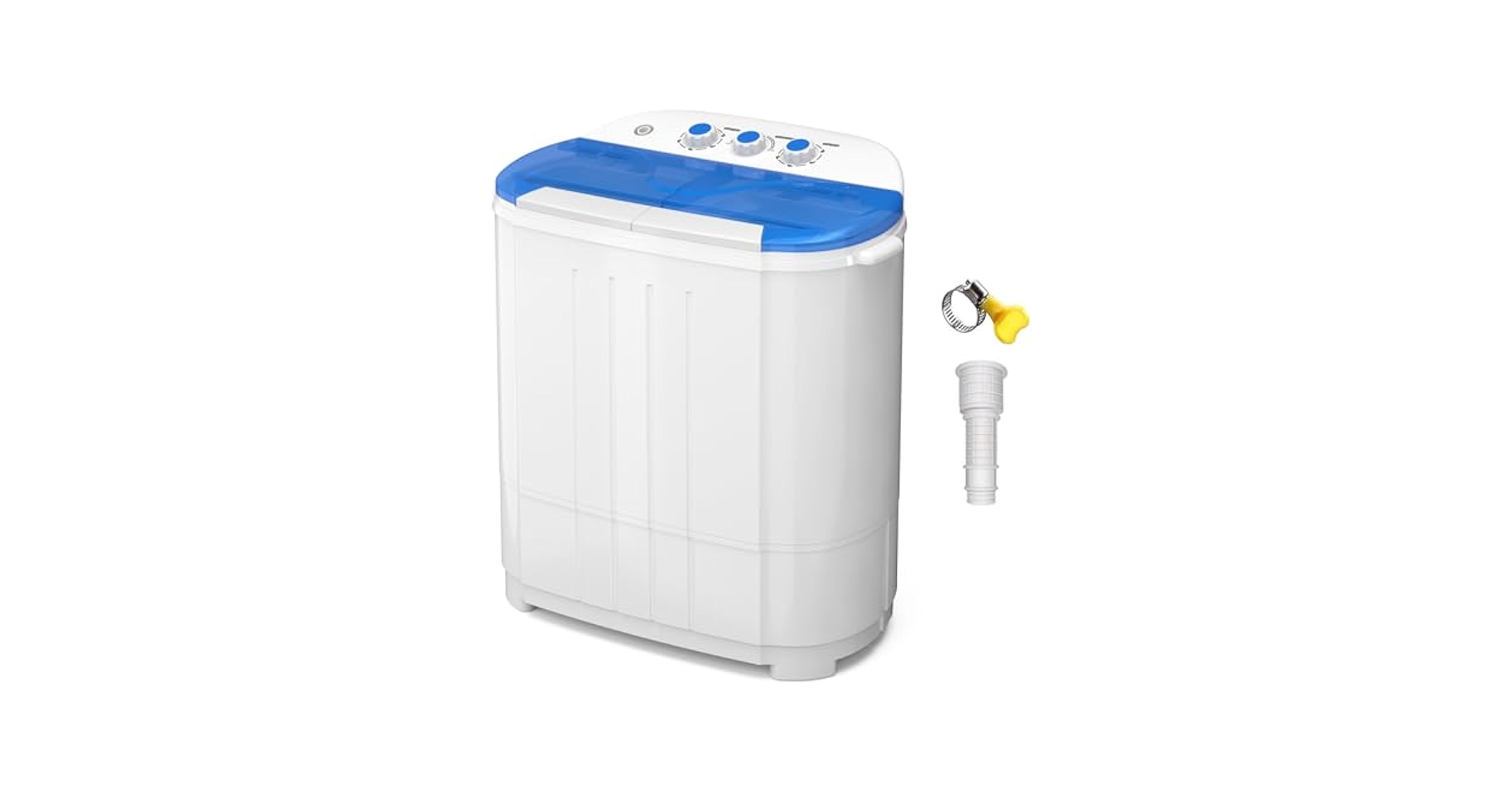 充電式Portable washer Amazon.com: ZenStyle Portable Washer Compact Twin Tub 9.9 LB