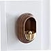 Doorbell Chime, Door Chime for Opening, Wooden C-Shaped Magnetic Door Bell, Suction Doorbell for Home, Porch, Garden and Restaurant Decoration, Housewarming, Walnut