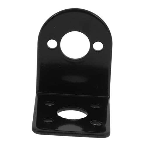 Unomor Motor Motor Holder Motor L-Shape Holder Motor L-Shape Bracket Motor Mount Holders Motor Rack Motor Mount Bracket Motor Bracket Base Motor Mounting Holder Black Steel