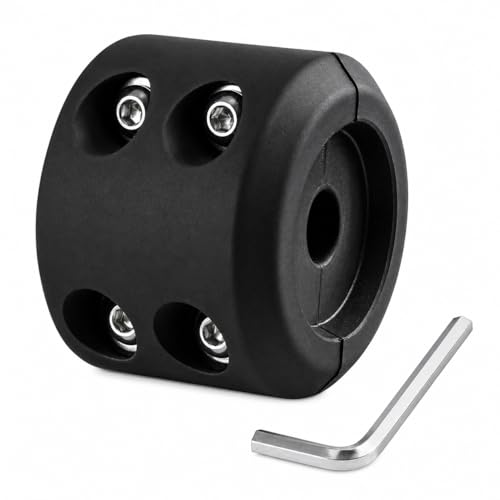 Ucreative Rubber Winch Rope Hook Stopper with Stainless Steel Screws and Nuts for Synthetic Winch Rope