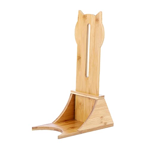 Distributeur d'eau en bois pour chats pour un coin repas propre et ordonné - 4