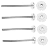Toyvian 4 Stück Gate Schrauben Ersatzset Gewindestangen Tür Ersatzteile Sicherer Halt Kompatibel für Verschiedene Haustiergitter