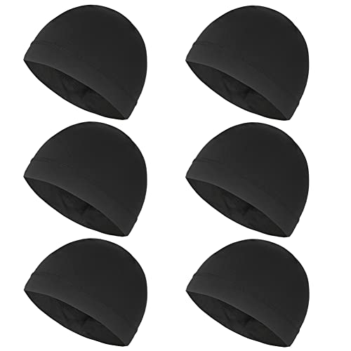 Image of Skull Caps Beanie Hats Under Helmet Liner Cycling Cooling Running Sweat Wicking Skullcap Cap Fits Motorcycle Helmets for Men
