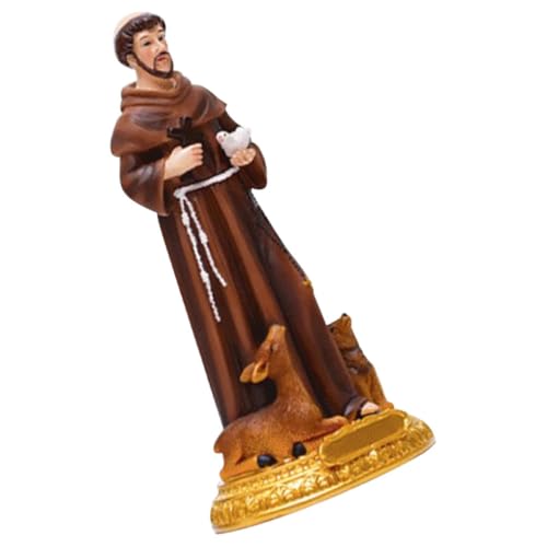 Statue en résine décorative avec base stable pour ornement maison - 2