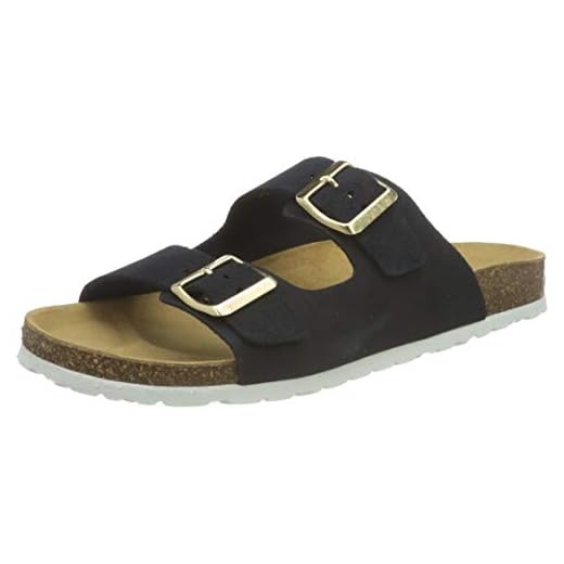 Only Dam Onlmadison-2 mocka slip on sandal, Blå - marinblå - 37 EU