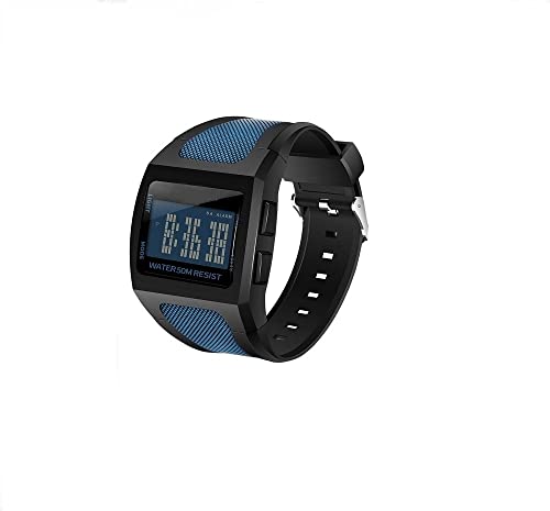 Image of N-Zone Stealth Military Style Heavy Duty Led Digital Wristwatch (Blue)