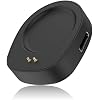 USB-C Charger Adapter for Amazfit T-Rex 3, Upgraded Charging Cradle Dock Station for Amazfit Balance 2 / T-Rex 3 / Helio Strap/Balance Black