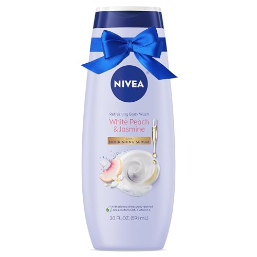 NIVEA Refreshing White Peach and Jasmine Body Wash with Nourishing