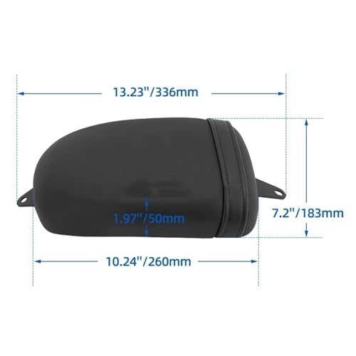 Asientos moto de pasajero acabados en cojín negro Rebel 1100 CMX1100 5