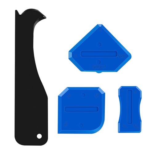 4PCS Sealant Tool Set, Caulking Tool, Multi-Edge Applicator, Silicone Tool And Silicone Remover Tool for Kitchen/Tiles/Floor/Bathroom Grout Finishing Sealing