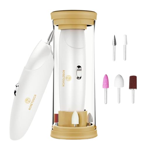 Lima eléctrica de uñas 5 en 1 inalámbrica con luces LED para manicura y pedicura