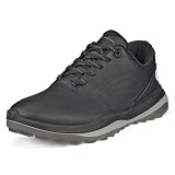 ECCO Damskie wodoodporne buty golfowe Lt1 Hybrid, Czarny, 6/6.5 UK