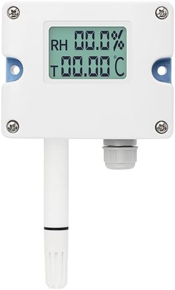 Digital Tester LCD Digital Screen Humdity Transducer 4-20mA Output Temperature and Humidity Transmitter Sensor (Color : Ducted Type)