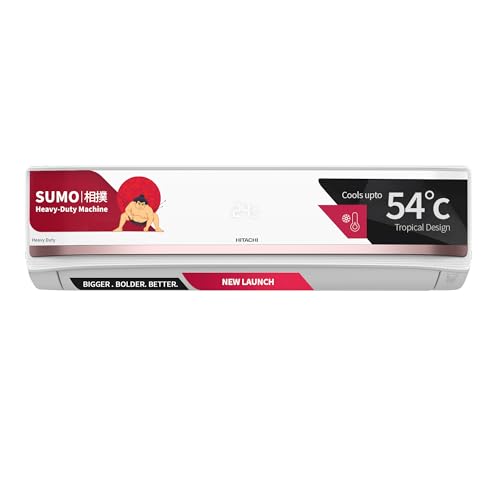 Hitachi 1.5 Ton 3 Star, New Star rated, Heavy Duty Smart Inverter...