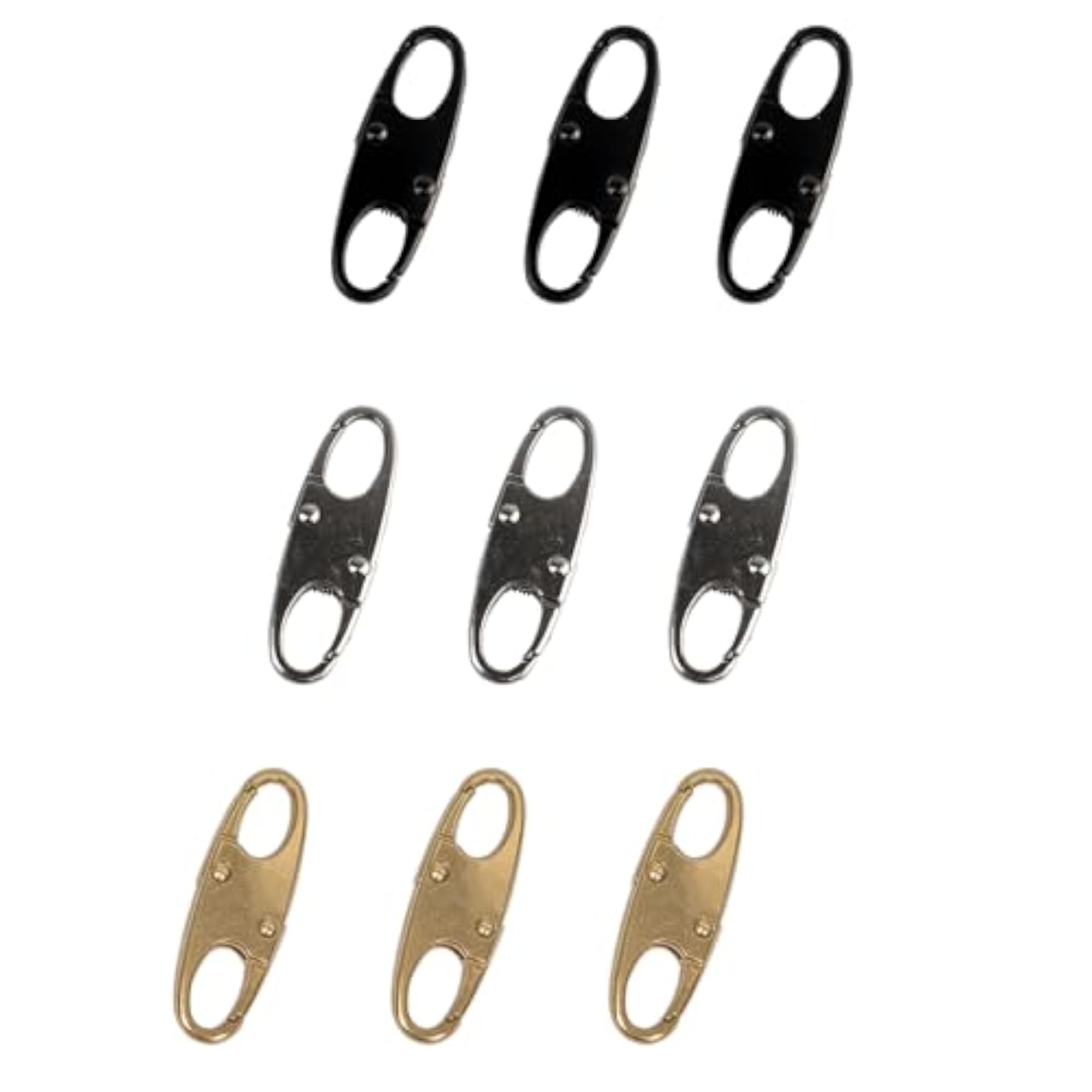 9Pcs Anti Theft Zipper Locks for Travel and Camping
