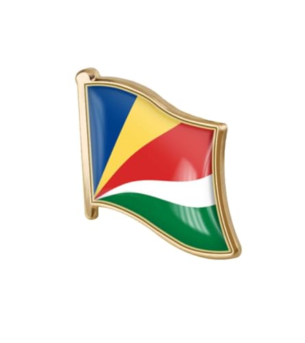 Image of World Most Countries Single Pin Brooch Badge United States USA America and Other Countries Cross Friendship Pin Badge for Men Women