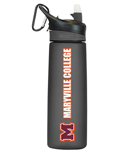 The Fanatic Group Maryville College Frosted Sport Water Bottle, Design-1 - Black