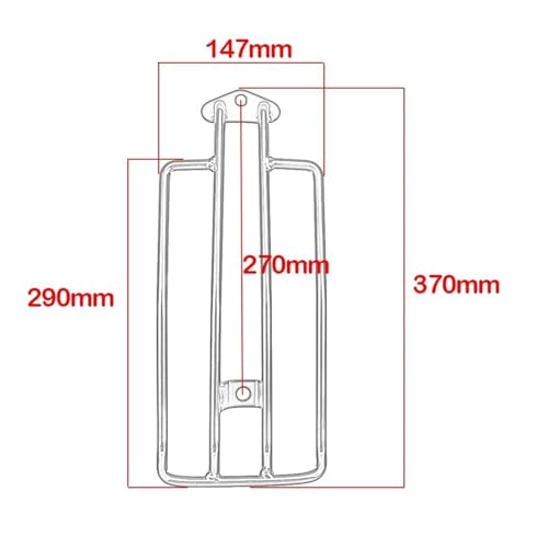Portaequipajes trasero de acero para guardabarros Harley Davidson Iron 883 2