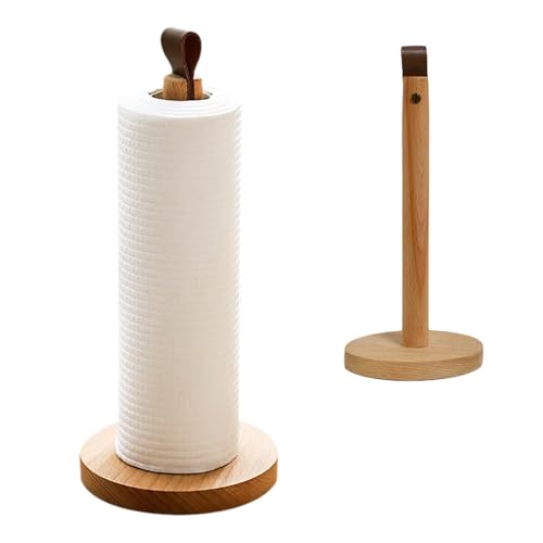GmeDhc Porte Sopalin en Bois, Porte Sopalin sur Pied, Support Sopalin de Cuisine, Porte Essuie Tout, Porte-Serviettes de Cuisine, Dérouleur Sopalin