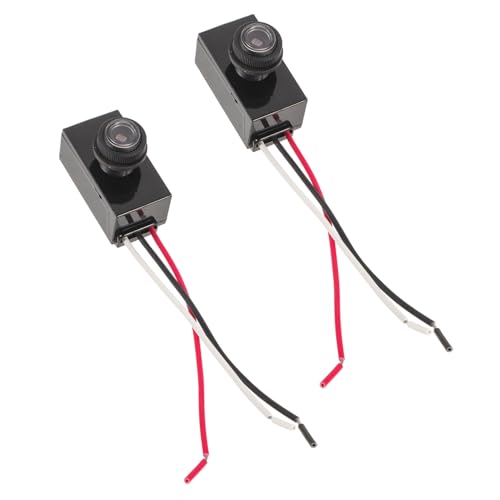OSALADI 4 Pcs 120v Sensor Photocell Dusk to Dawn Photocell Light Control Light Sensor Photocell for LED Lights Light Sensor Photocell LED Dusk to Dawn Light Photocell Light Automatic Dark