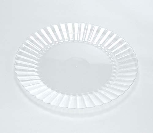 EMI Yoshi Koyal Resposables Dinner Plates, 10.25-Inch, Clear, Set of 144 EMI Yoshi Koyal Resposables Dinner Plates, 10.25-Inch, Clear, Set of 144