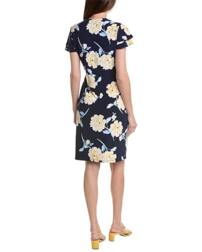 Image of Anne Klein Women's Flutter Sleeve Wrap Dress