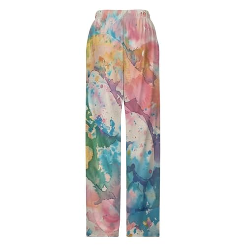 Watercolor Snake Skin Tie-dyeChildren's Casual Pajamas130CM4