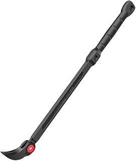 Barra de palanca ajustable de 180 grados para neumáticos de automóvil para un uso cómodo en reparaciones (18 pulgadas)