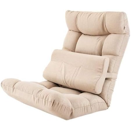 Amazon リーネ スーパーハイバックワイド座椅子 W75 D77 H86cm 腰当てクッション付き 座椅子 オンライン通販