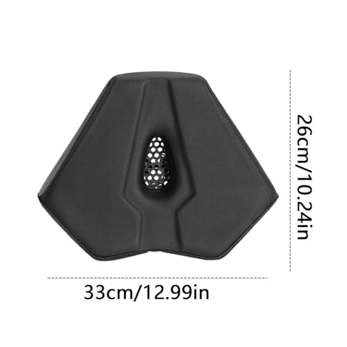 Selle de VTT large et confortable avec coussin ergonomique pour cyclisme - 5