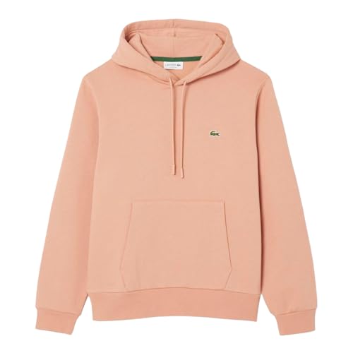 Lacoste Fleece Sweat-Shirt pour Homme à Capuche pour Homme Latte M