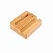 Encozy Cell Phone Stand with Sound Amplifier,Natural Bamboo Wooden Desktop Mobile Phone Holder (Sound Stand)