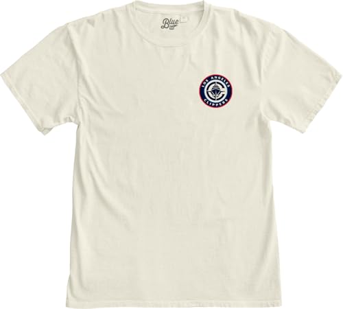 Image of Blue 84 NBA Unisex-Adult NBA Officially Licensed T-Shirt Ringspun Front /Back Ivory