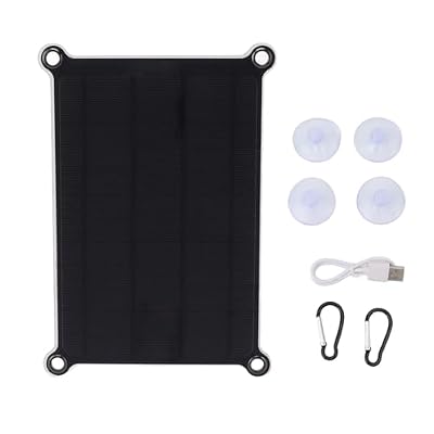 10W 5V Mini Monocrystalline Solar Panel USB Charger for Camping and Outdoor Use