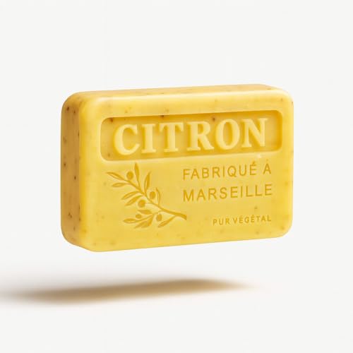 Savons de Provence Fabriqué à Marseille - Multi senteurs - enrichi beurre de karité BIO (Citron)